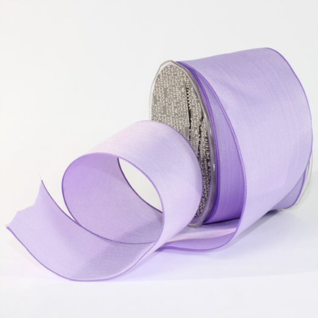 The Ribbon People Purple Solid Wired Craft Ribbon 2.5" x 27 Yards